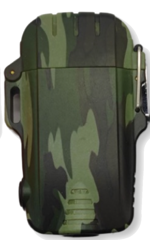 Rechargeable Survival Windproof & Waterproof Arc Lighter with LED Flashlight