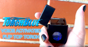 Voice Activated Refillable Rechargeable Flip Top Lighter with USB-C Charging Cable