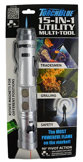 TORCH BLUE METAL TORCH & MULTI-TOOL